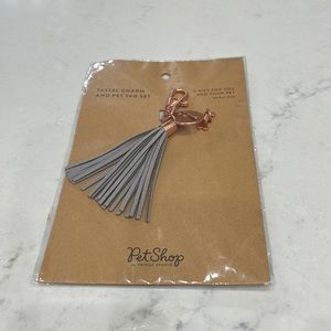 Pet Shop Fringe Studio Tassel Charm and Pet Tag Set